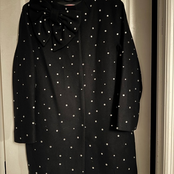 Kate Spade Dorothy Coat Wool blend with bow. Size 8 - Picture 6 of 9